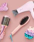 Everything pink Instyler hair tool bundle: Blow dryer, straightening brush and more